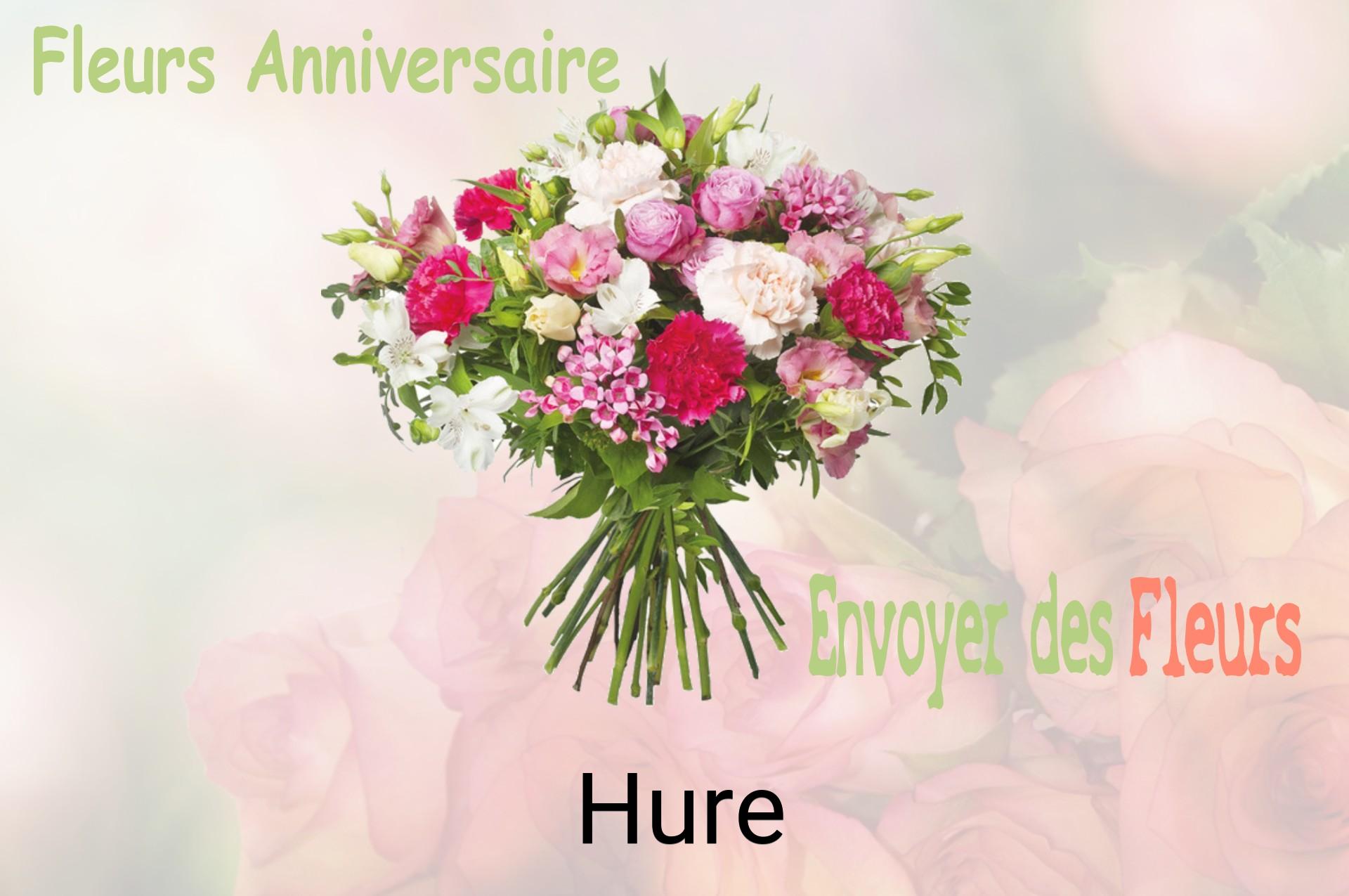 Bouquet de fleurs d’anniversaire livré à Hure